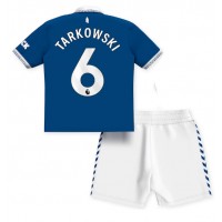 Koszulka piłkarska Everton James Tarkowski #6 Strój Domowy dla dzieci 2023-24 tanio Krótki Rękaw (+ Krótkie spodenki)